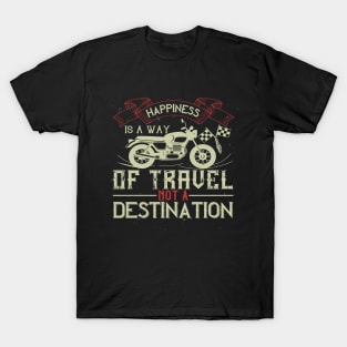 Happiness Is Away Of Travel T-Shirt